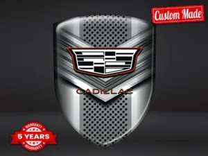 Cadillac Emblème Bombé Course Premium Badge Limité ST